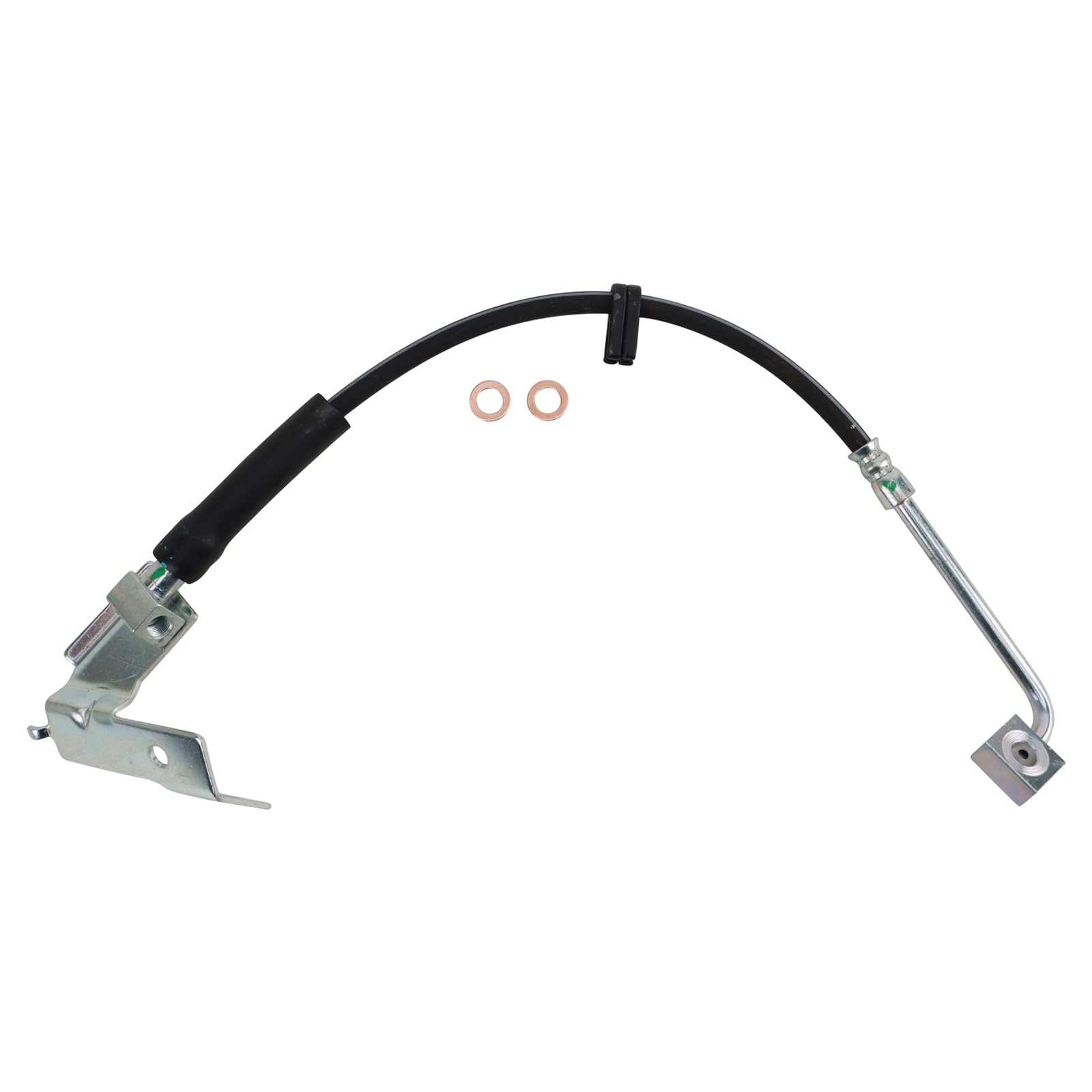 Trq Front Brake Hose Set Compatible With 2002-2005 Dodge Ram 1500