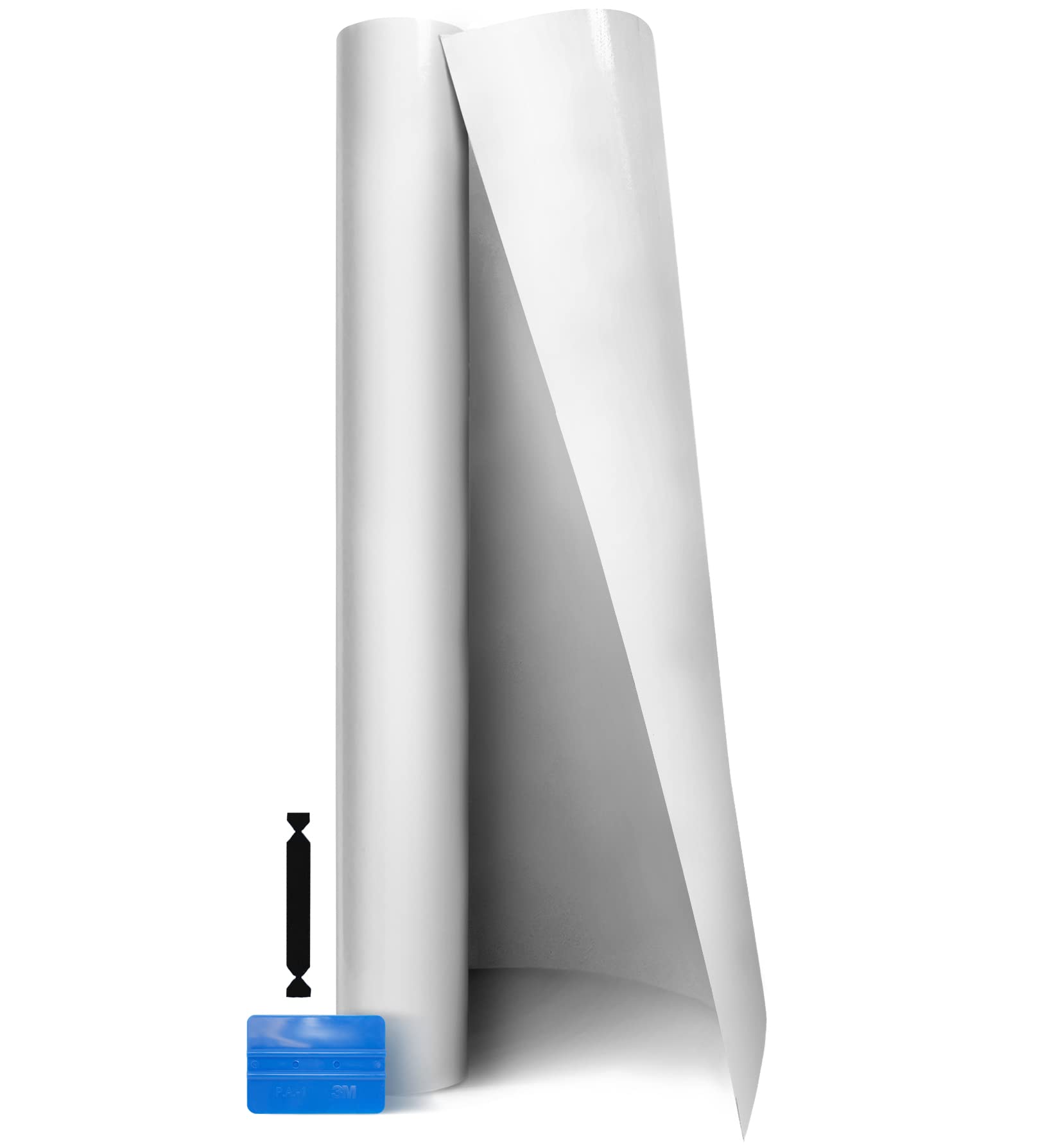 VViViD Clear Paint Protection Bulk Vinyl Wrap Film Including 3M Squeegee and Black Felt Applicator (54 Inch x 60 Inch)