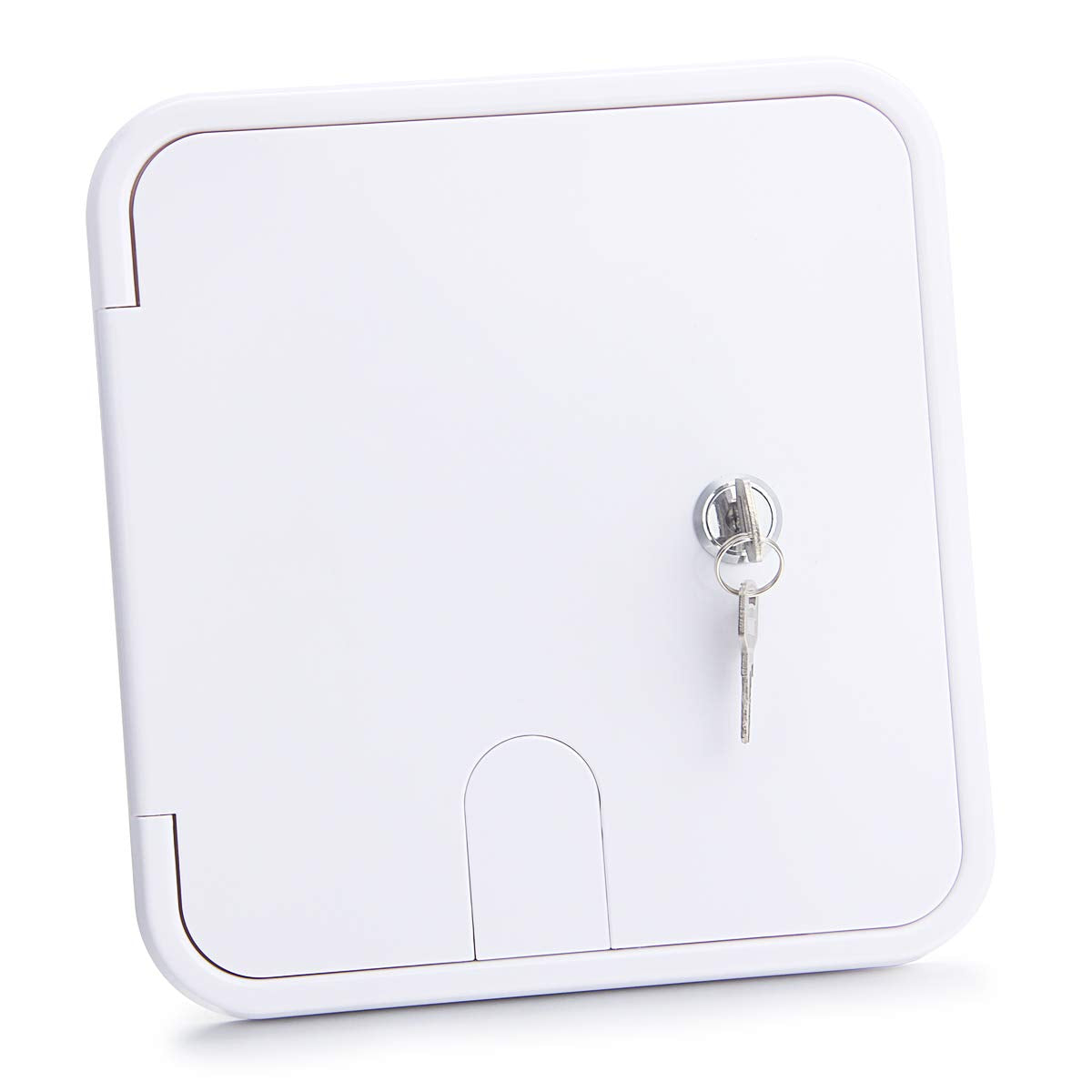 LCGP RV Trailer Electric Power Cord Cable Door Compartment Lock with 2 Keys W 7.99 inch, H 8.39 inch