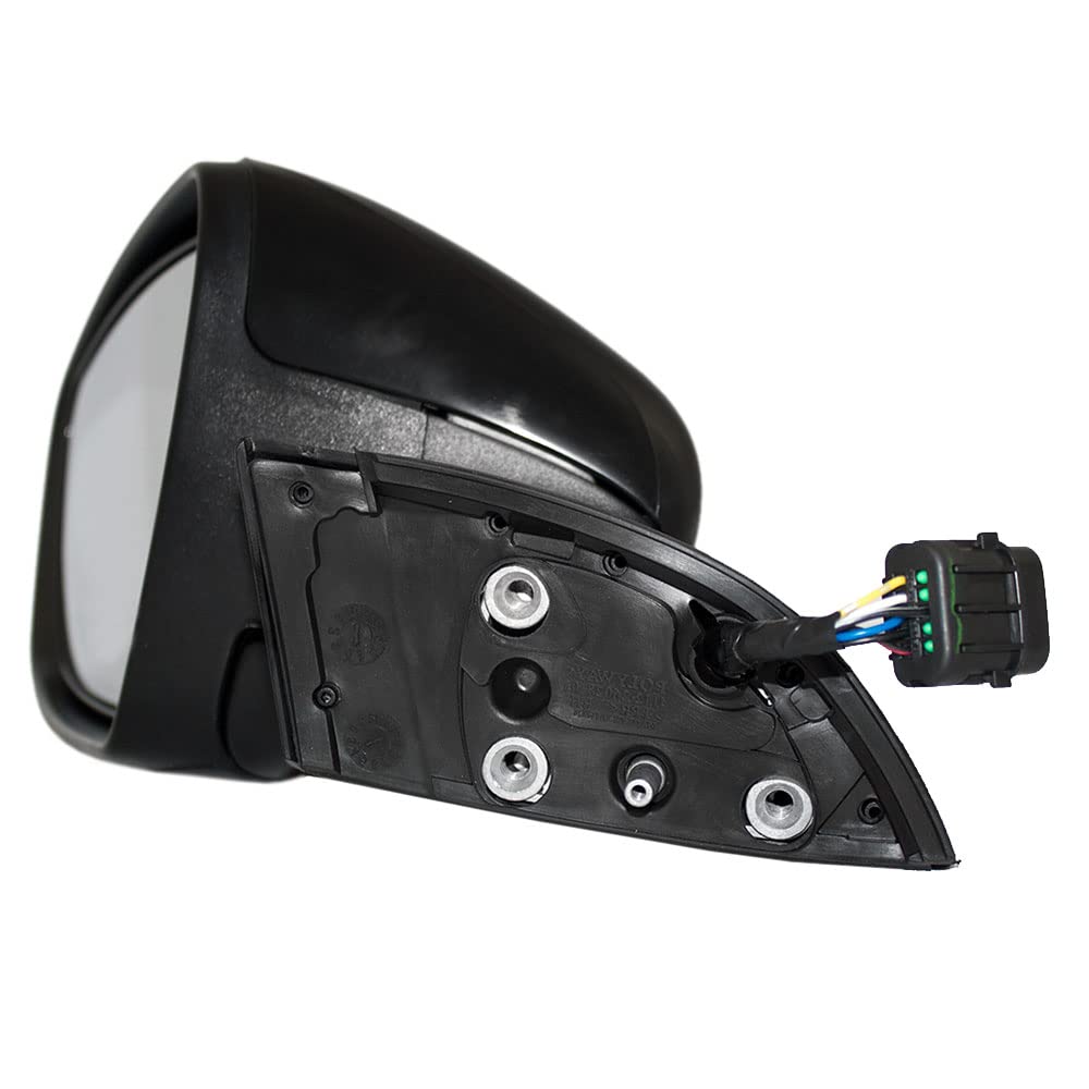 Brock Replacement Drivers Power Side View Mirror Heated Signal Ready-To-Paint Compatible With 14-16 Forte 87610A7210