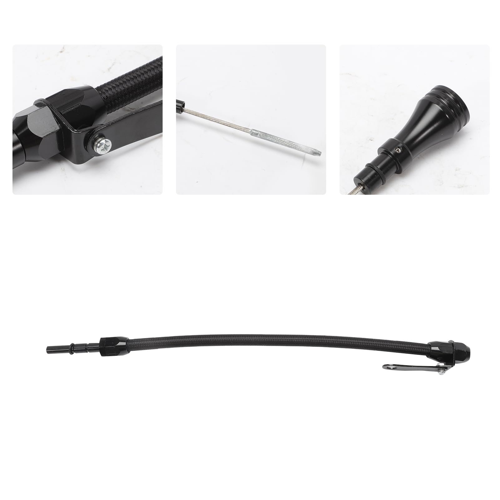 Truck Flexible Oil Dipstick Black Compatible with LS Car Truck Engine Flexible Oil Dipstick Replacement LSX LS1 LS2 LS2 LS6 4.8L