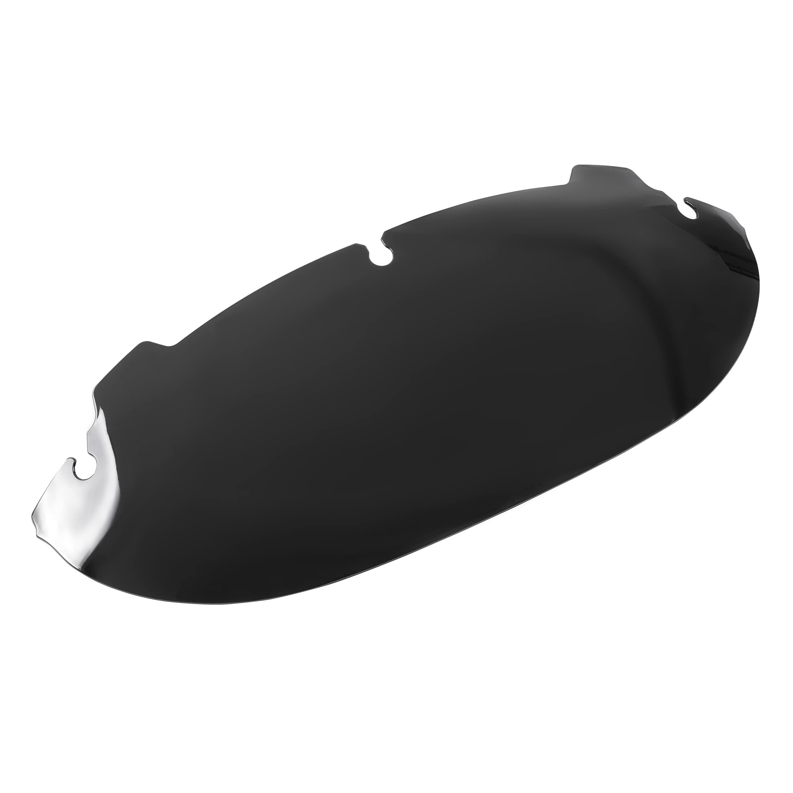 Wynmoto 7 Black Round Windshield Windscreen Compatible For 2014-2022 Harley Davidson Touring Street Glide/Electra Glide/Ultra Limited/Tri Glide Flht Flhx Flhxs Flhtk