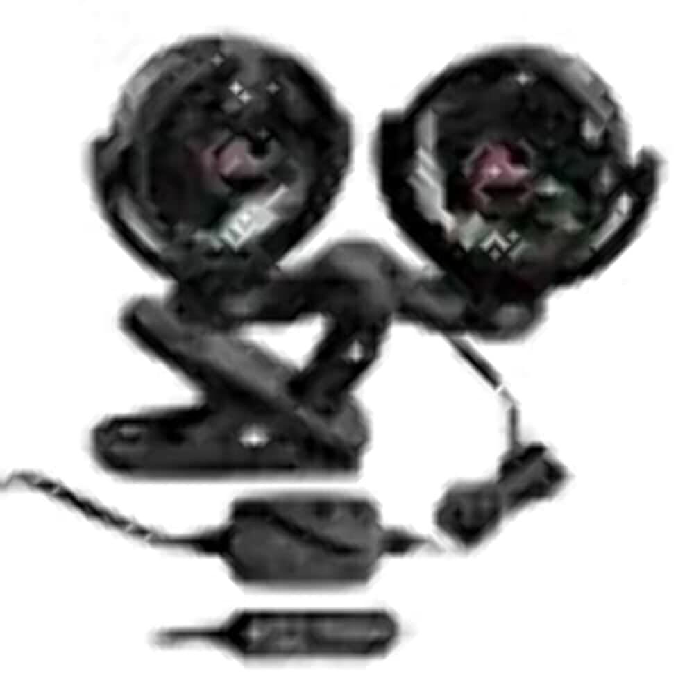 Prime Products 12V Dual Head Clip-On Fan