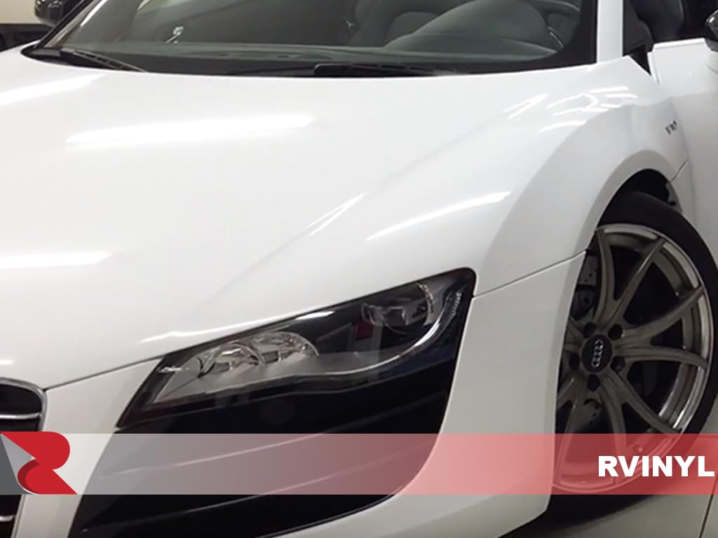 3M 2080 Series G10 Gloss White - 5Ft X 15Ft - 75Sq Ft - Dual Cast Thick Vinyl Car Wrapping Film - Bubble Free Vehicle Sheet Roll