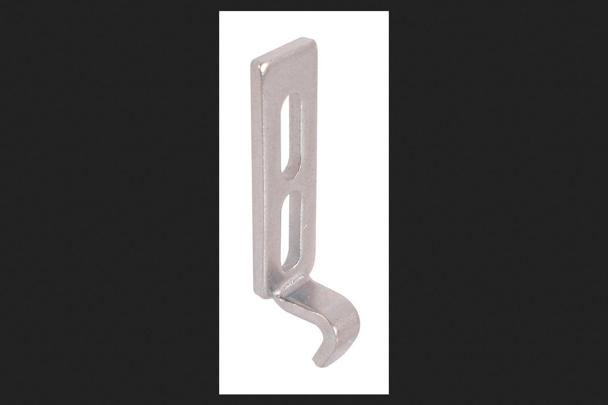 Prime-Line Zinc-Plated Stainless Steel Latch Strike 2 pk
