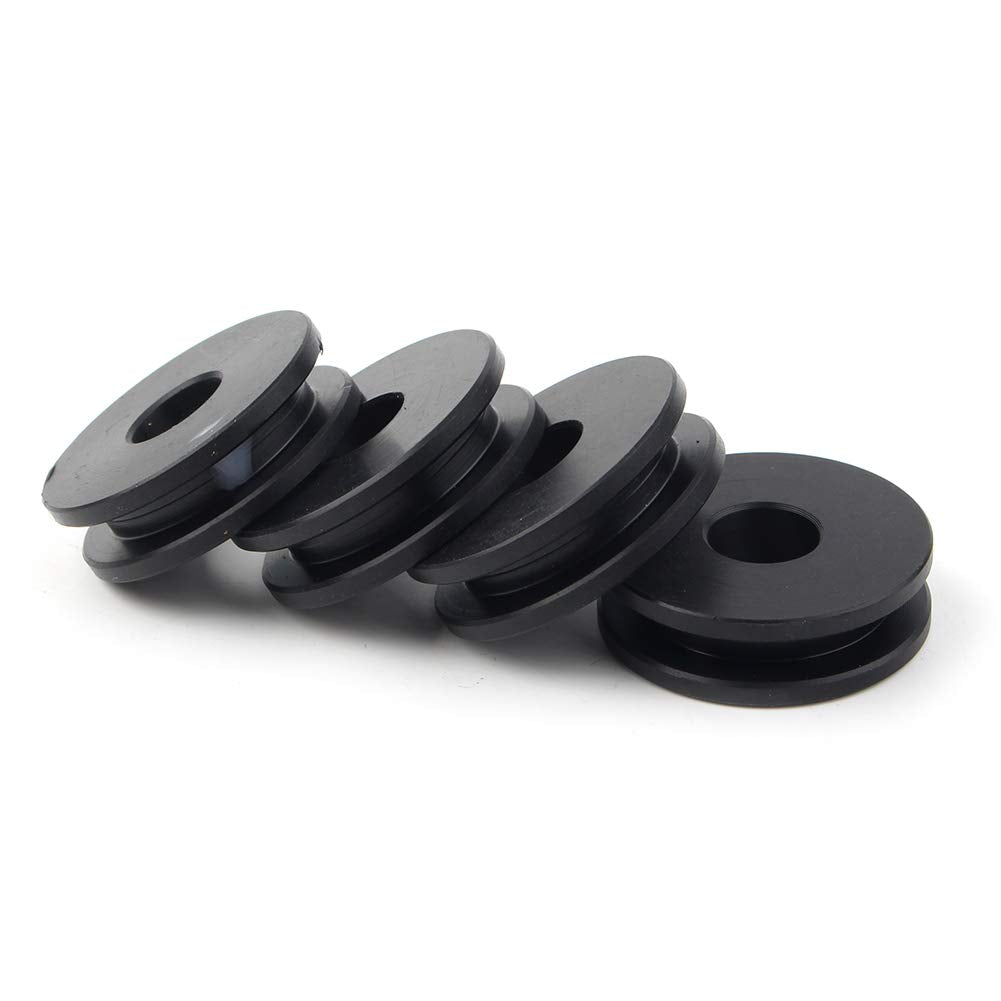 PLSUS Motorcycle Windshield Bushing Detachable Windscreen Mounting Kit For Harley Road King Heritage Softail