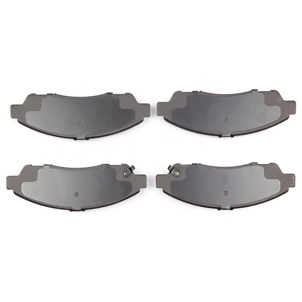 Automuto 4Pcs Front Ceramic Disc Brake Pads Set D1280 For Acura Mdx 2007-2019,For Acura Zdx 2010-2013,For Honda Pilot 2009-2019,