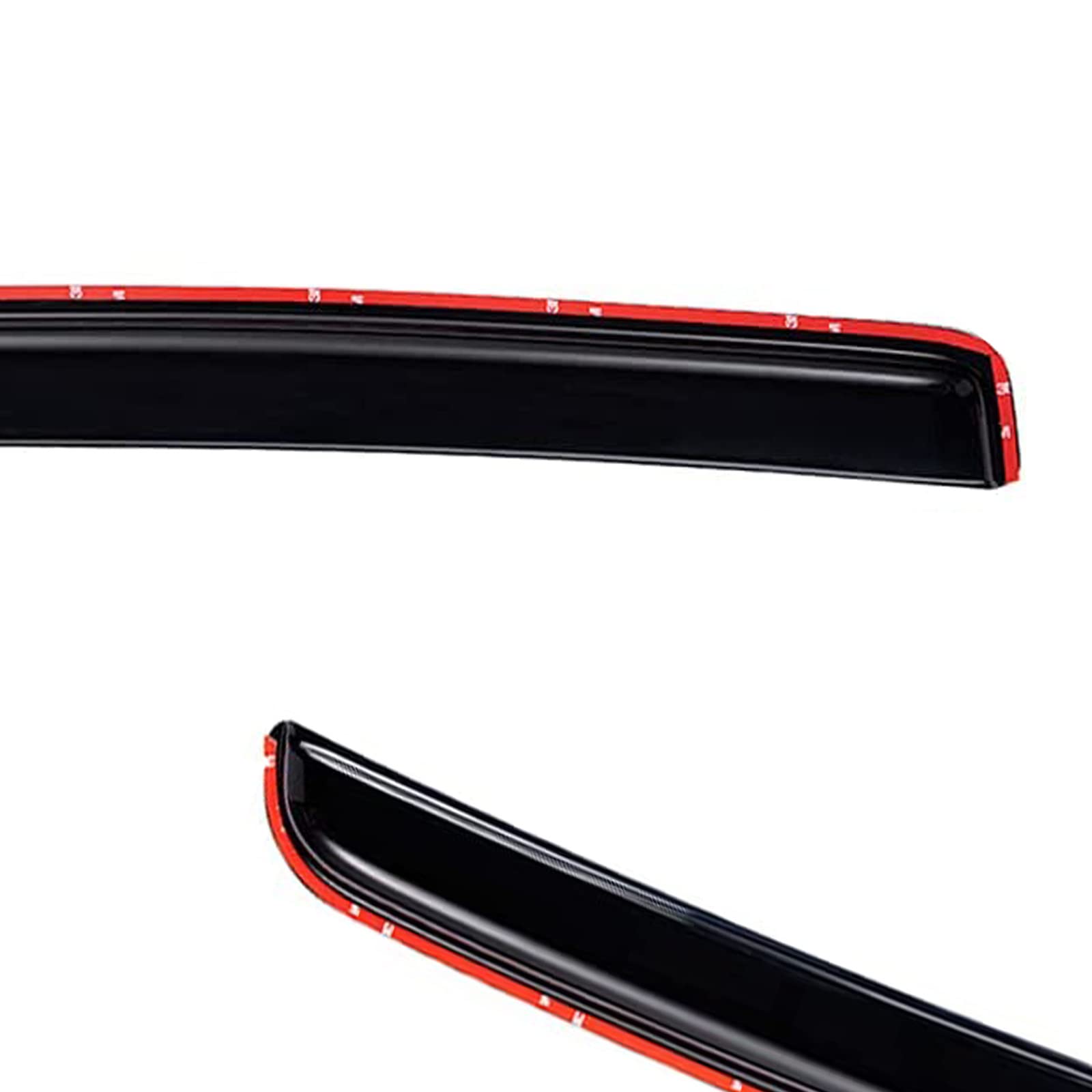 Side Car Window Deflectors For 2016-2023 Toyota Tacoma Rain Guards Window Visor Shades, With Crew/Double Cab, Truck Accessories