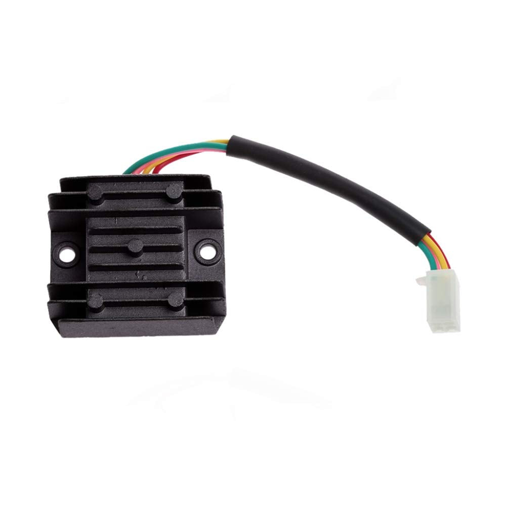 12V Voltage Regulator Rectifier 4 Wires For Gy6 125Cc 150Cc Atv Dirt Bike Go Kart Moped And Scooter