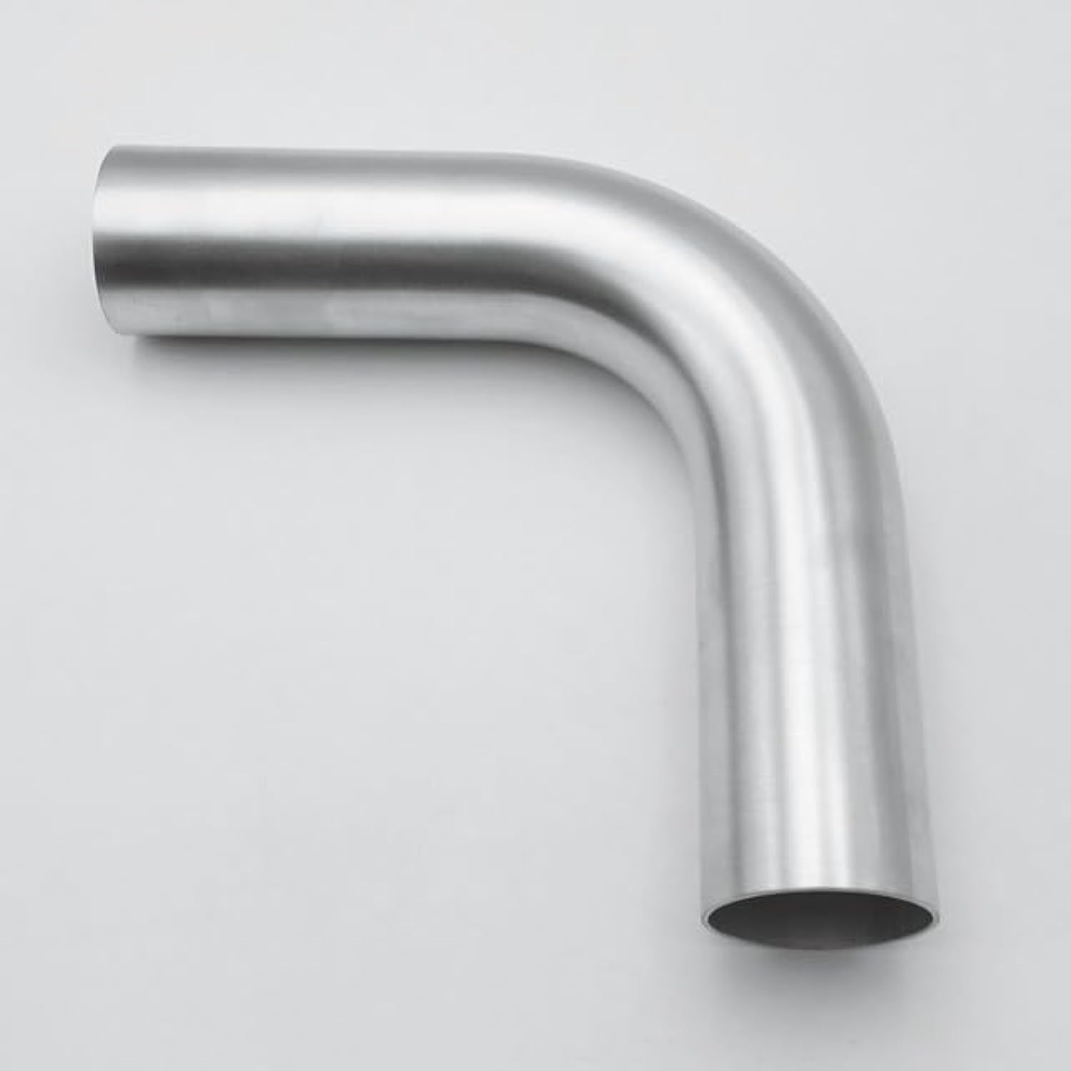 Ac Performance 1.75'' (45Mm) Od 90 Degree Aluminum Elbow Intercooler Pipe Air Intake Tube, 1.5D Radius, Brushed Finish