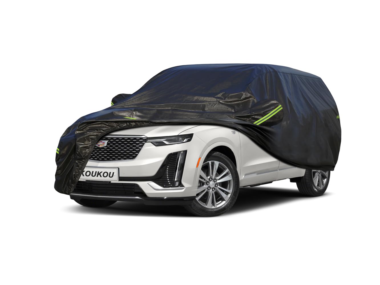 Koukou Waterproof Suv Car Cover Suitable For Cadillac Xt6 From 2019 To 2025, 7 Layers Windproof All Weather Waterproof Outdoor C