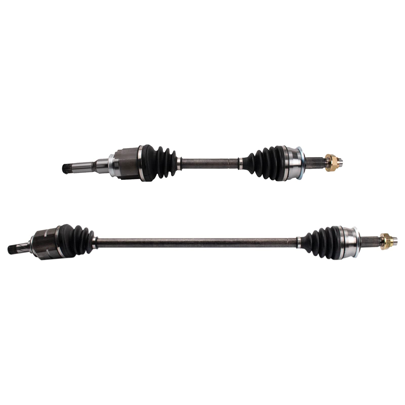 Trq Front Cv Axle Shaft Assembly Set Compatible With 2012-2017 Chevrolet Sonic
