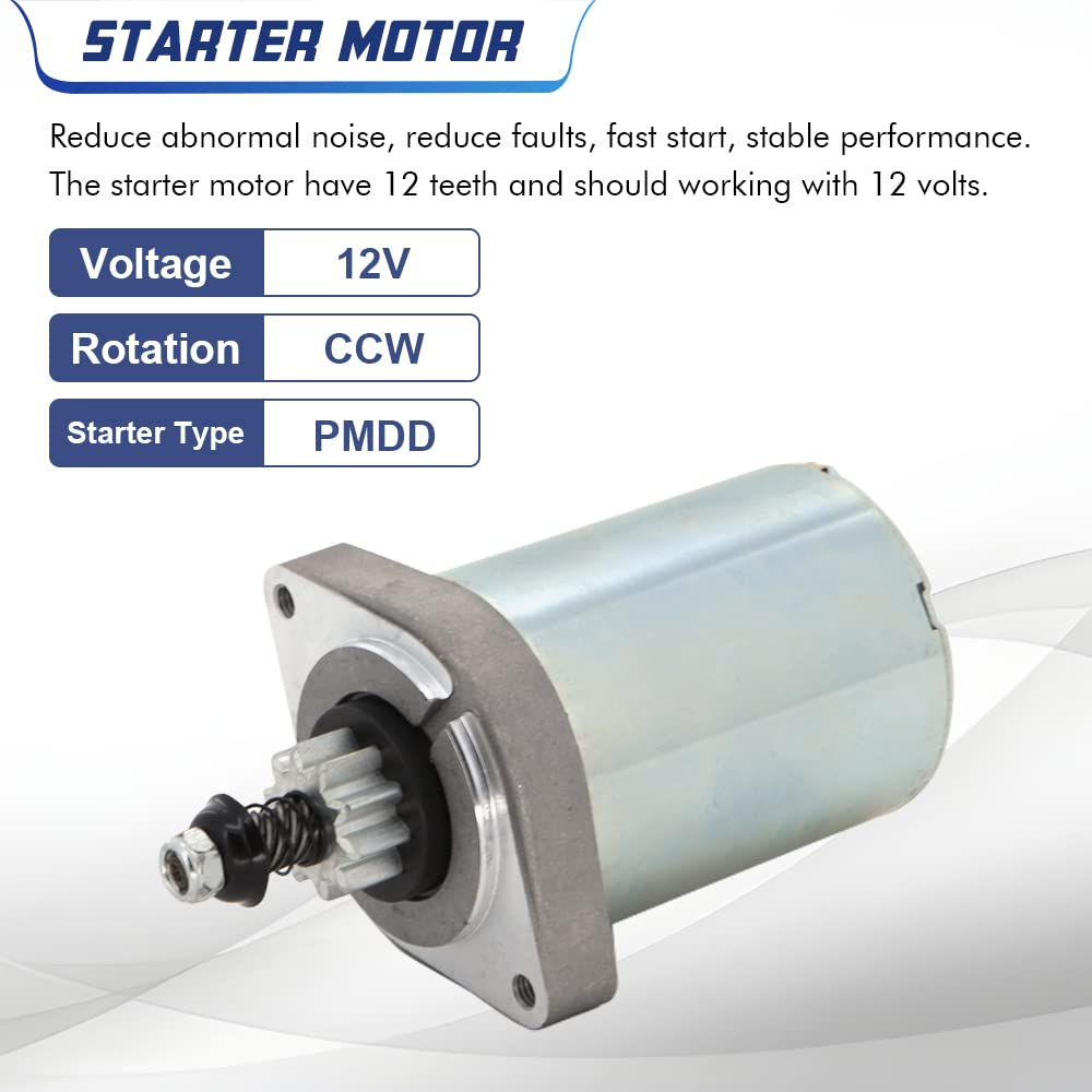 Starter Motor Compatible With Kawasaki Cub Cadet Mower Fs541V Fr600V Fr691V Fr730V Fr730V Fr651V Fs481V 21163-0749, 21163-0711, 21163-0714, 21163-7035, 21163-7034, 21163-0722