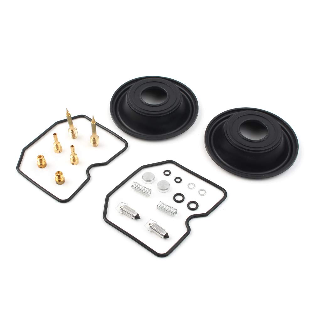 Newsmarts Carburetor Rebuild Carb Repair Kits for Kawasaki EN500C Vulcan 500 LTD 1996-2009