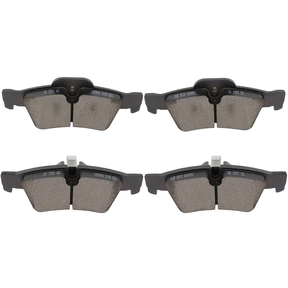 Scitoo D1122 Rear Ceramic Brake Pads Sets Fit For Mercedes-Benz 2005 2006 2007 2008 2009 2010 2011 2012 2013 2014 2015 2016 2017