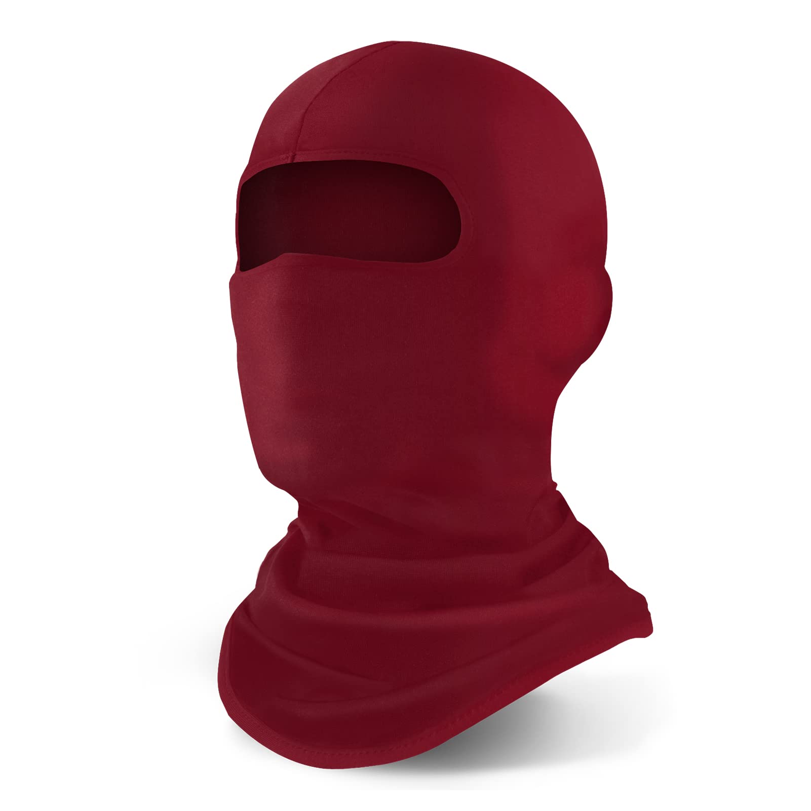 Yeslife Red Ski Mask, Balaclava Face Mask For Men And Women - Skiing, Snowboarding, Motorcycle, Uv Protection & Wind Protection