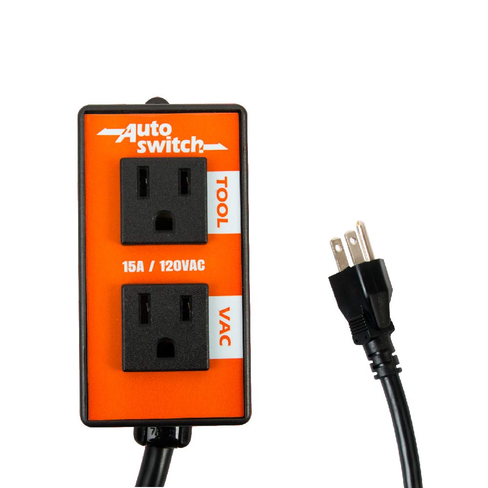 O'Skool Automatic Vacuum Switch Allows Power Tool To Turn Vacuum/Accessory On And Off Automatically