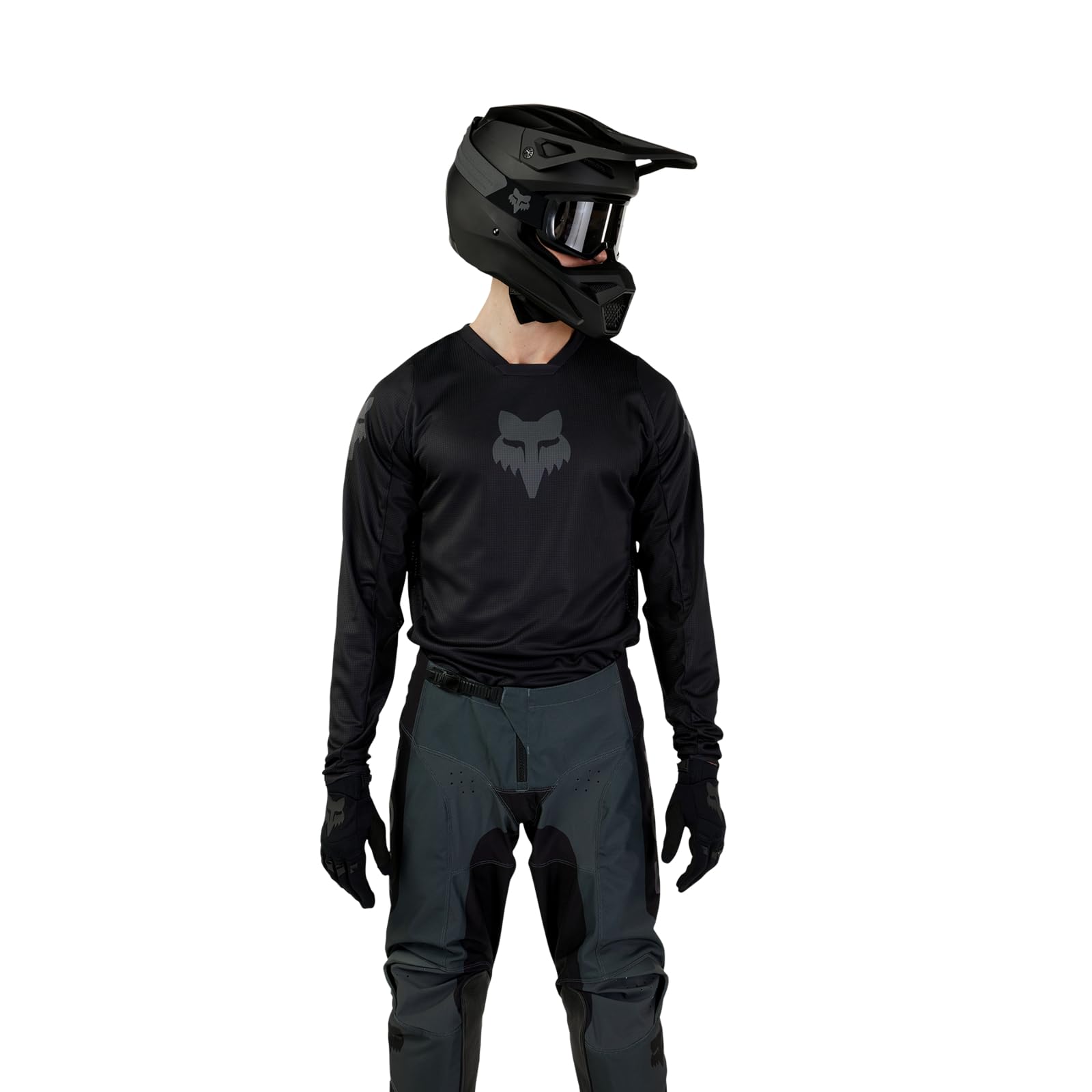 Fox Racing 180 Blackout Motocross Jersey, Black, X-Large