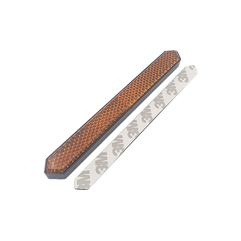 Stick-On Hexagonal Reflectors - Front Fork Side Reflector For Motocross, Harley, Semi Trucks & Trailers, Warehousing, Boats, Ser