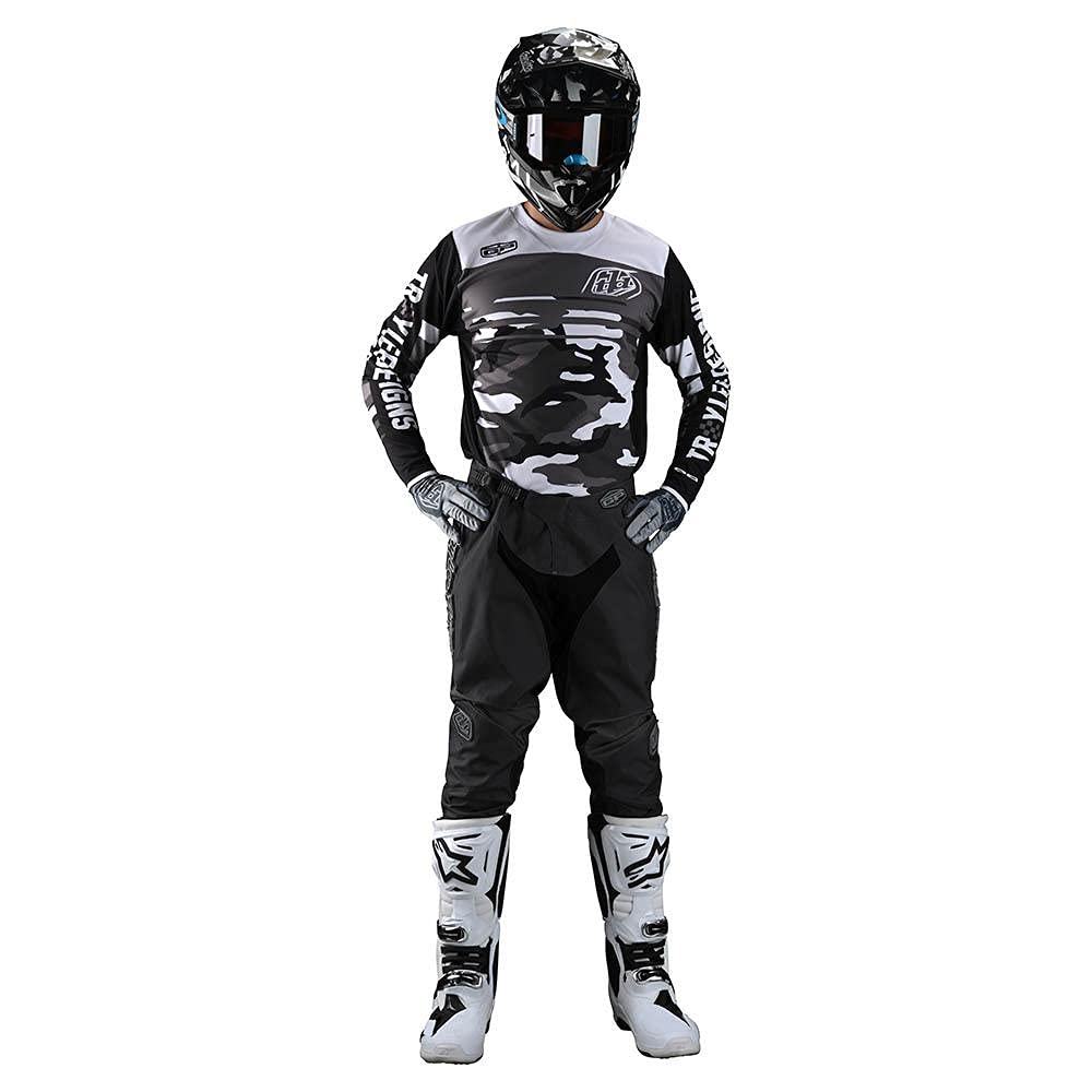 Troy Lee Designs Gp Motocross Dirt Bike Off-Road Lightweight Pants, Mono Gray 32