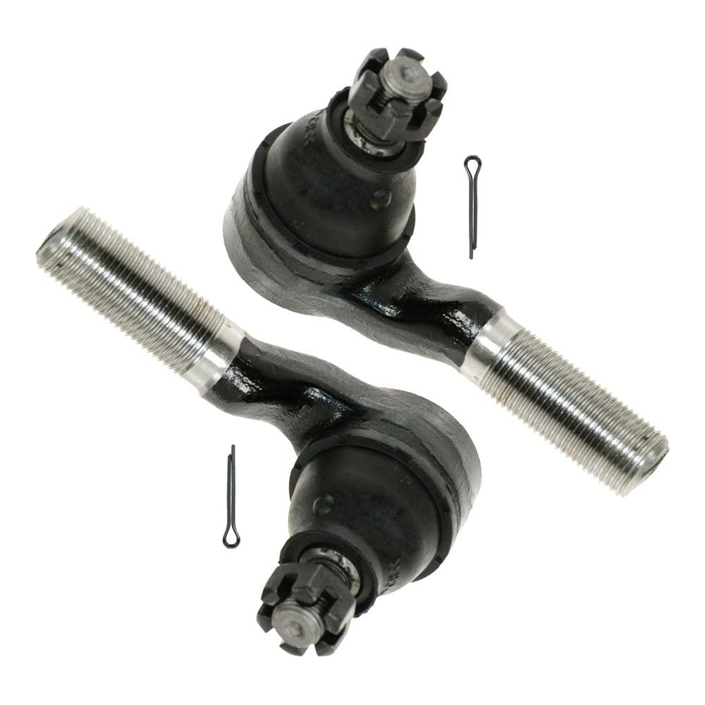 TRQ Front Outer Tie Rod Set Compatible with 1998-2004 Nissan Frontier