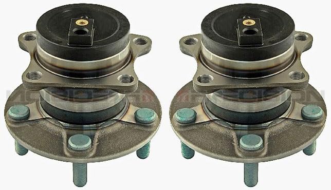 Trq Rear Wheel Hub Bearings Assembly Set Compatible With 2007-2012 Mazda Cx-7