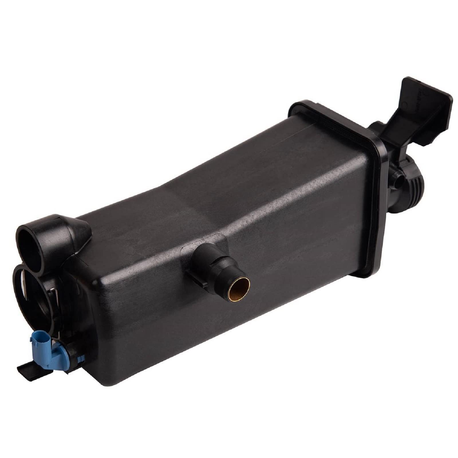 TOPAZ Radiator Coolant Overflow Expansion Tank with Level Sensor for BMW E46 E83 E53 X3 X5 320i, 323Ci, 323i, 325Ci, 328iC, 330Ci Replaces 17111436413 603-535 17117573781 17137787039
