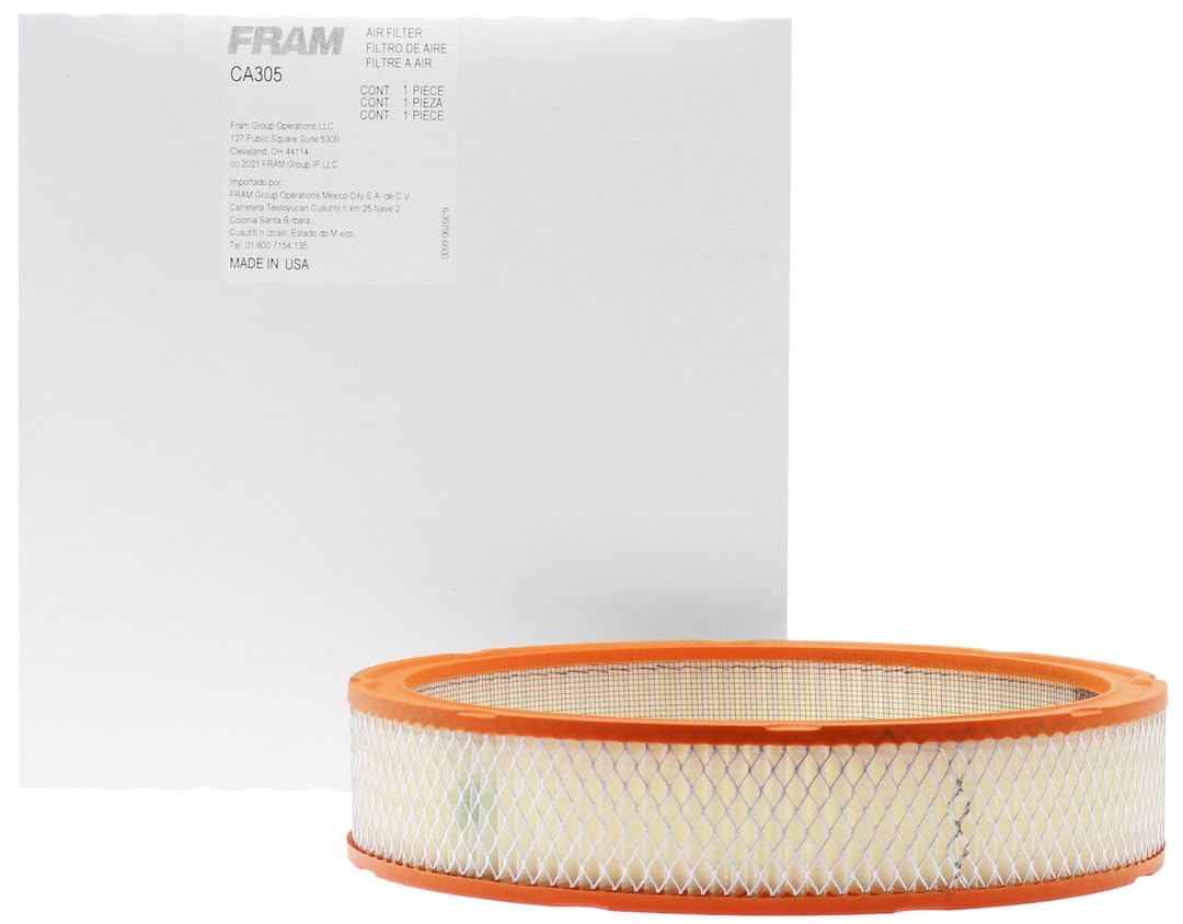 Fram Extra Guard Engine Air Filter Replacement, Easy Install W/Advanced Engine Protection And Optimal Performance, Ca305 For Sel