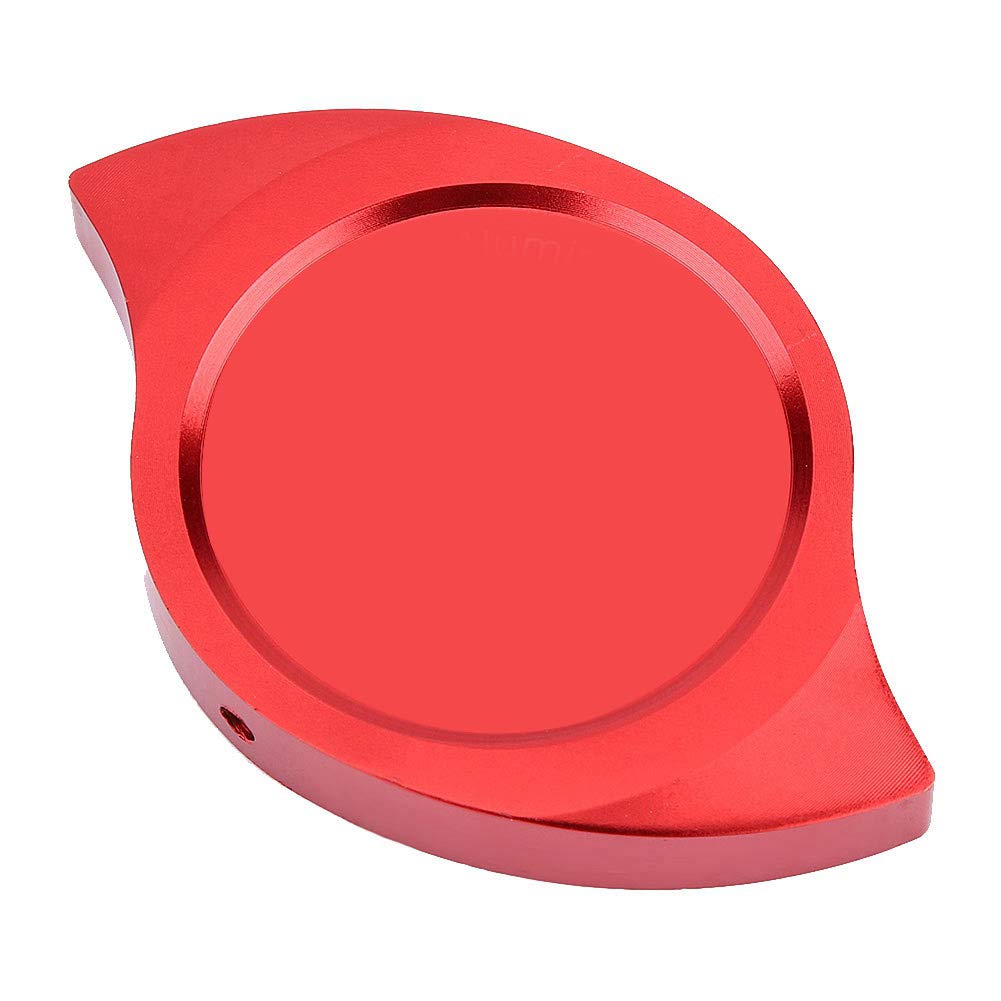 Aramox Car Decoration, 1pcs Car Modification Radiator Cover Aluminium Decorative Covers (Red)