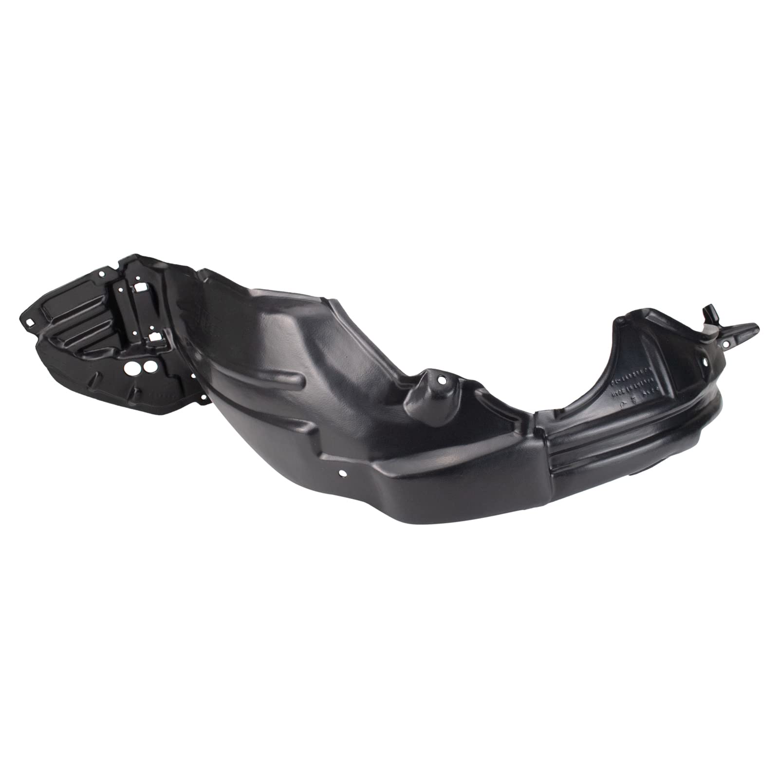 Trq Inner Fender Liner Set Compatible With 2012 Toyota Yaris To1248168 To1251120