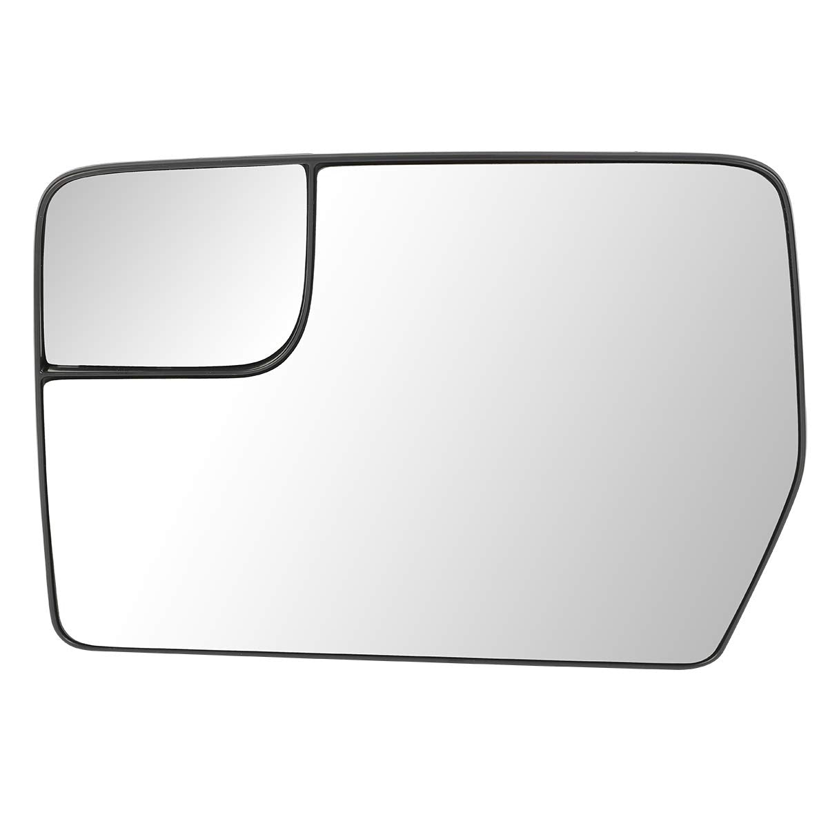 BL3Z17K707E OE Style Driver/Left Side Mirror Glass Lens w/Heated+Spotter Glass Compatible with Ford F150 11-14