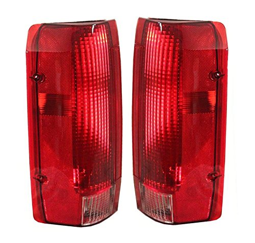 Rareelectrical New Pair Of Tail Lights Compatible With Ford Bronco F-150 1990-1996 E9Tz 13404 C E9Tz13404C E9Tz-13405-C Fo280010