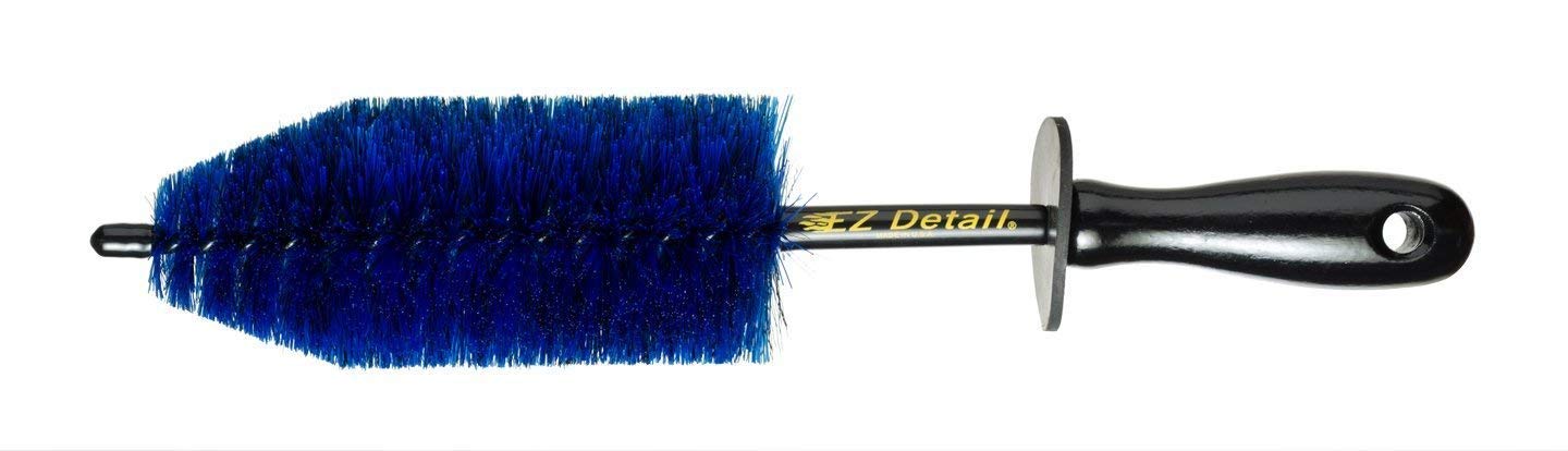 EZ Detail Brush Little - Wheel Rim Cleaner for Cars, Bike, Trucks, Motorcycle, and Other Vehicles. Non-Scratch Auto Detailing To