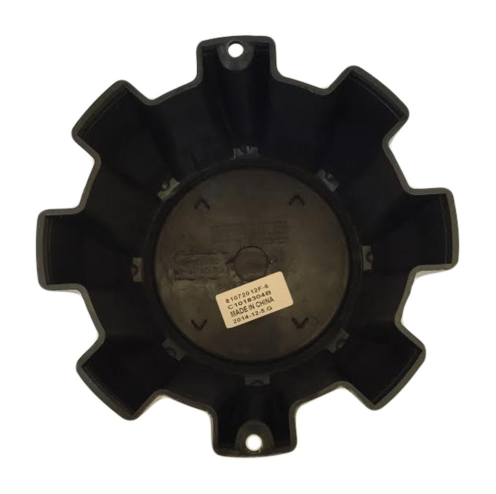 Ion Alloy C1018304B 81072012F-6 8 Lug Black Wheel Center Cap