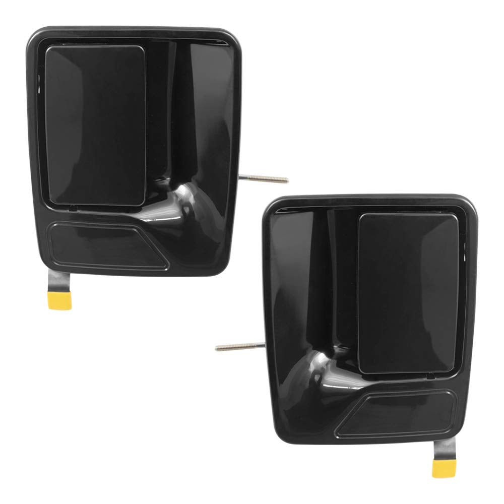 Autoandart Brock Replacement Pair Set Rear Outside Exterior Door Handles Compatible With 1999-2016 F250 F350 F450 Super Duty Cre