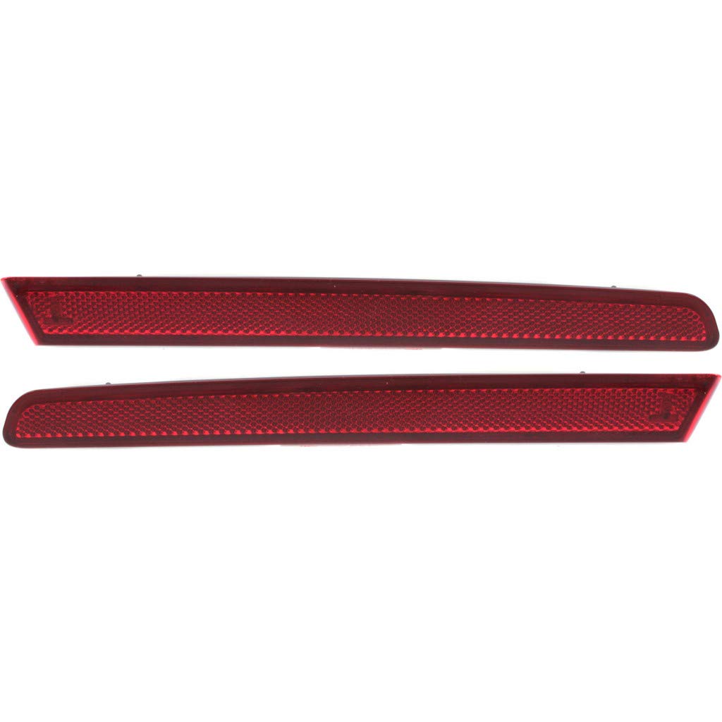 For Ford Explorer Rear Reflector Lamp Unit 2011 12 13 14 2015 Pair Driver And Passenger Side Led Include Police Model Dot Certified For Fo1184100 + Fo1185100 | Bb5Z 15A448 B + Bb5Z 15A449 C