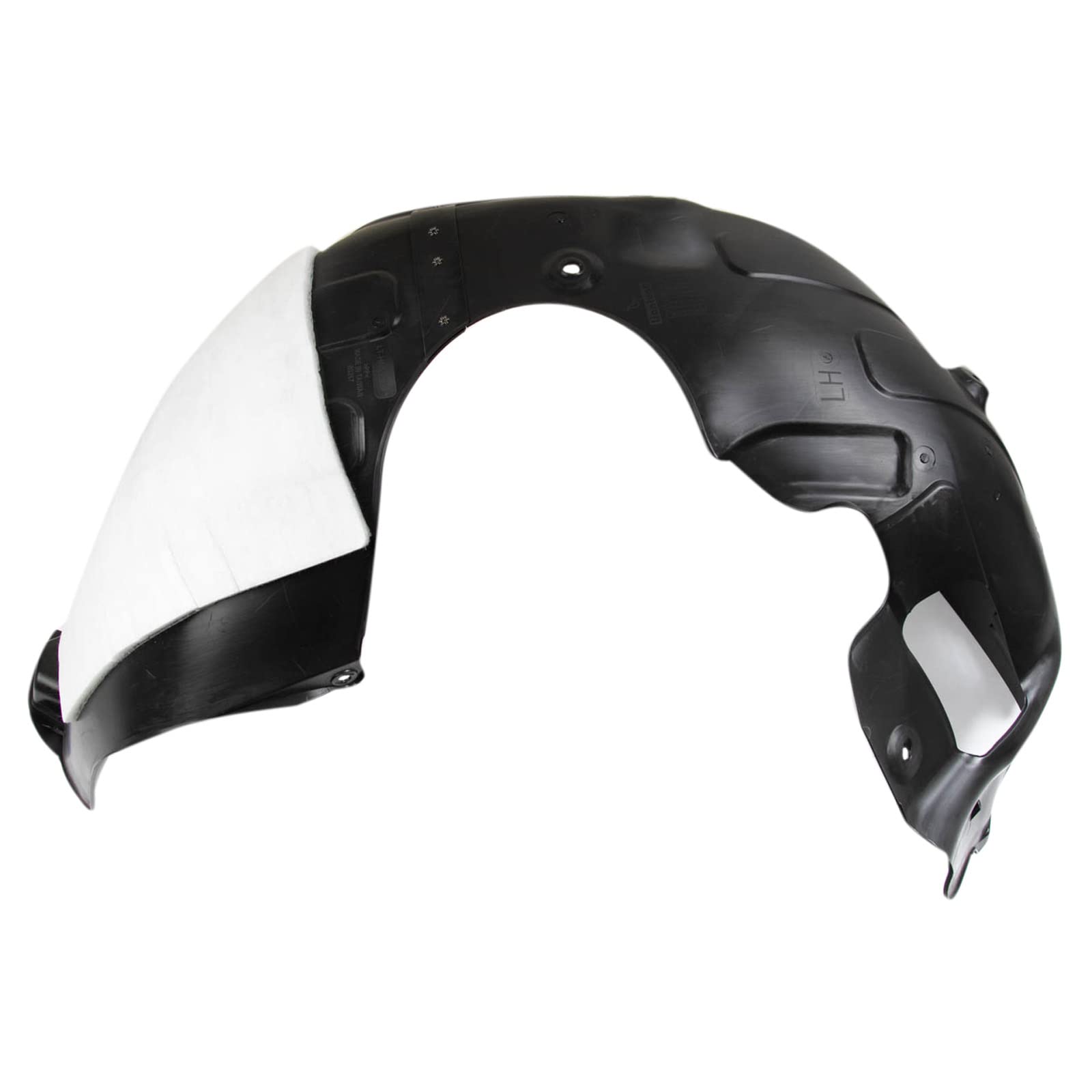 Trq Front Inner Fender Liner Set Compatible With 2020 Hyundai Sonata Hy1248182 Hy1249182