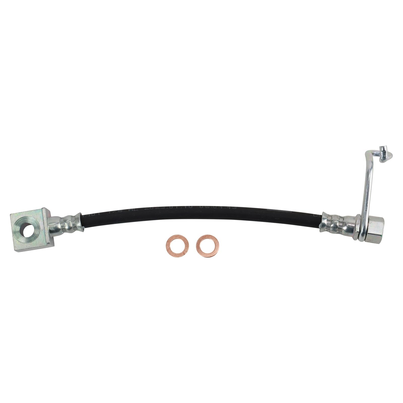 Trq Rear Brake Hose Set Compatible With 2005-2010 Ford F-250 Super Duty F-350 Super Duty