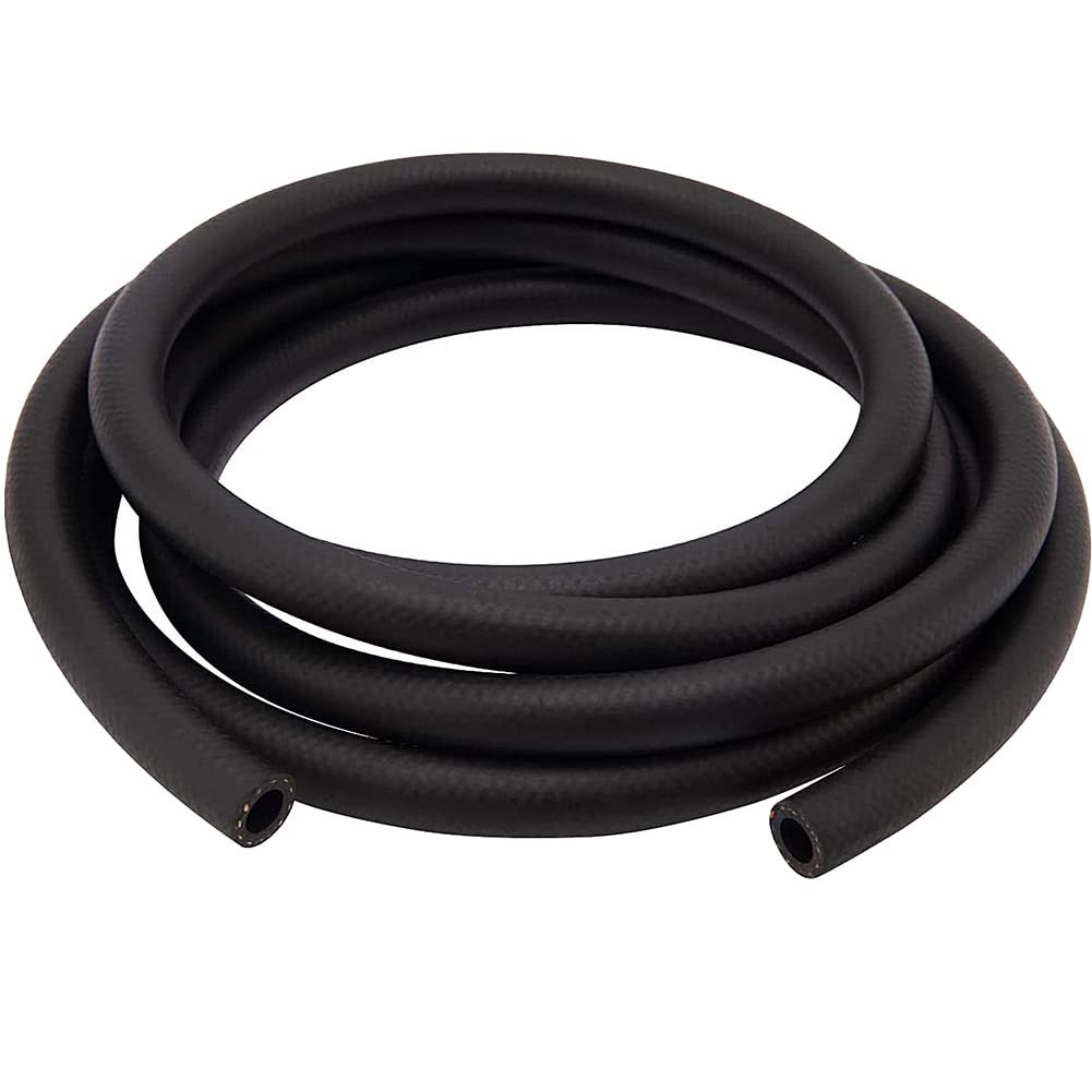 Byredio 1/4 Transmission Cooler Hose 300 Psi Fuel Hose High Pressure Small Engines Transmission Cooler Hose For Oil, Gas, Fuel,