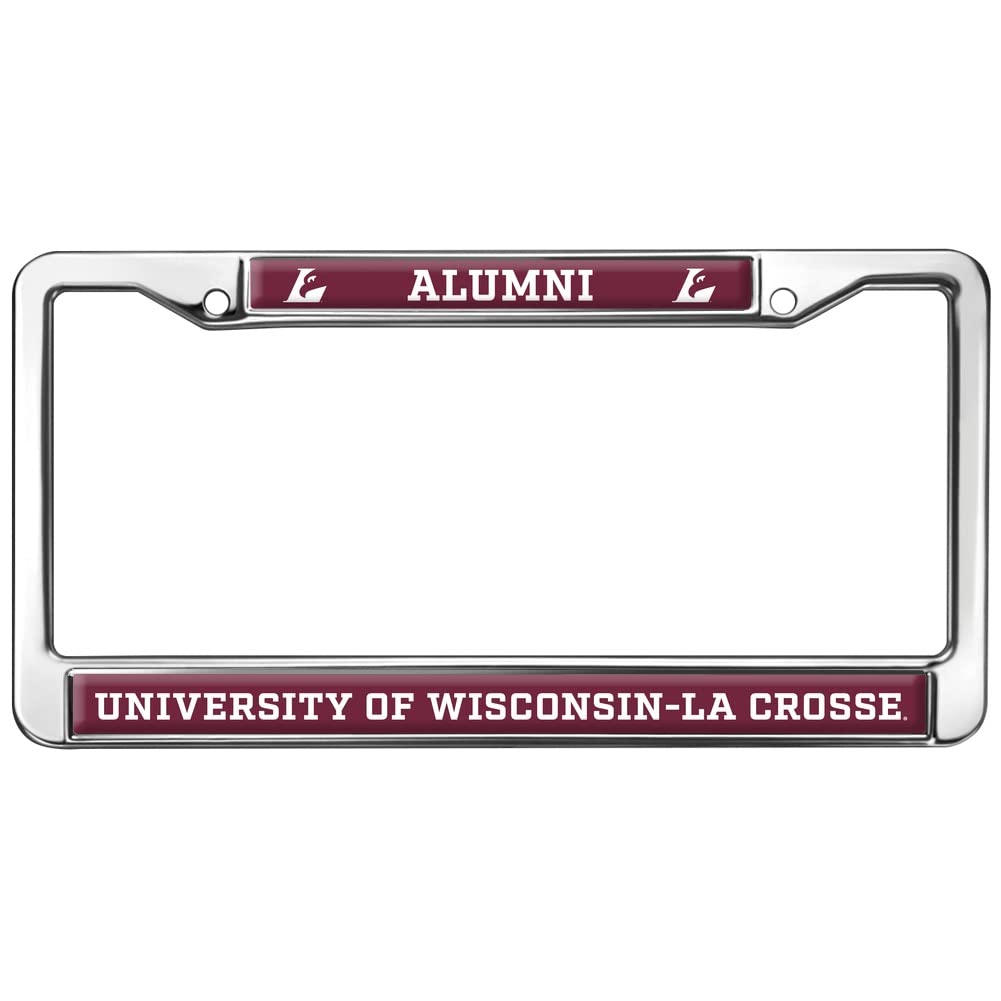 Wisconsin - La Crosse Alumni Logo Full Size Standard License Plate Metal Frame