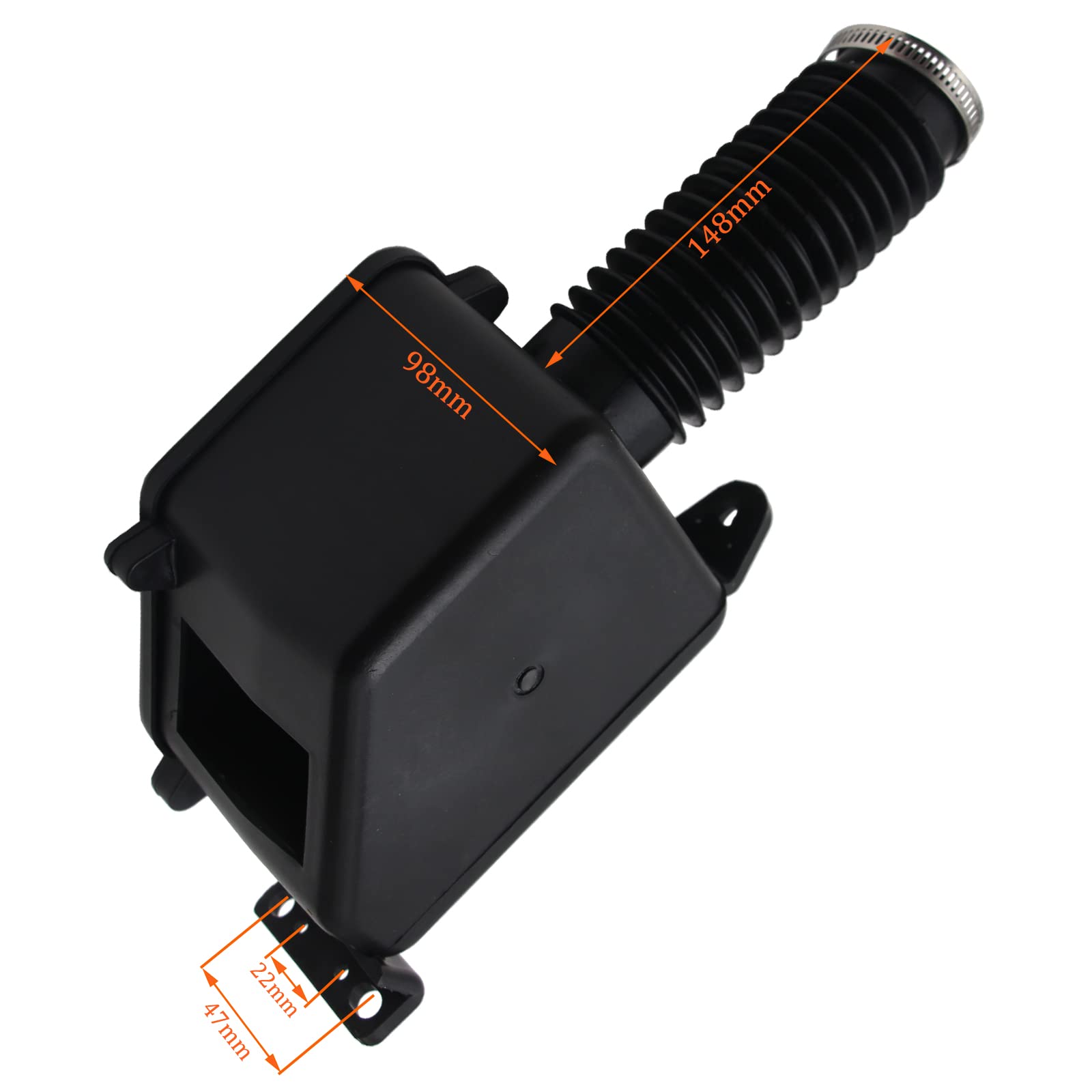 44Mm Air Filter Box Intake Cleaner For Gy6 150Cc Atv Go Kart Scooter Moped Quad