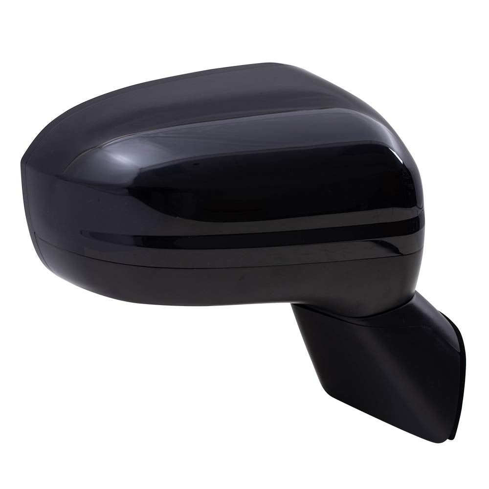 Brock Aftermarket Replacement Passenger Right Power Mirror Without Heat-Camera Paint To Match Black Compatible With 2014-2015 Ho