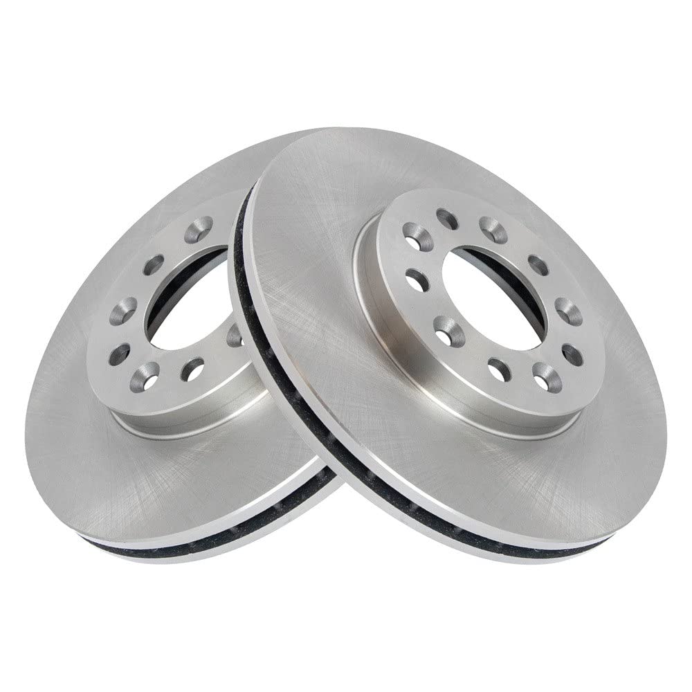 Trq Front Brake Rotors Set Vented Compatible With 1999-2003 Ford Windstar