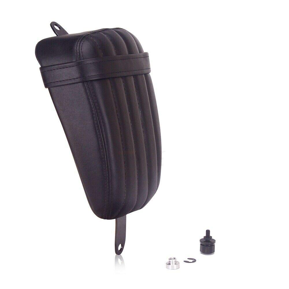 WOWTK Rear Passenger Seat Cushion Grid Seat Pad Fits for Harley Softail 2018-2024 Street Bob FXBB 18-later FXBB, FXST and '21-la