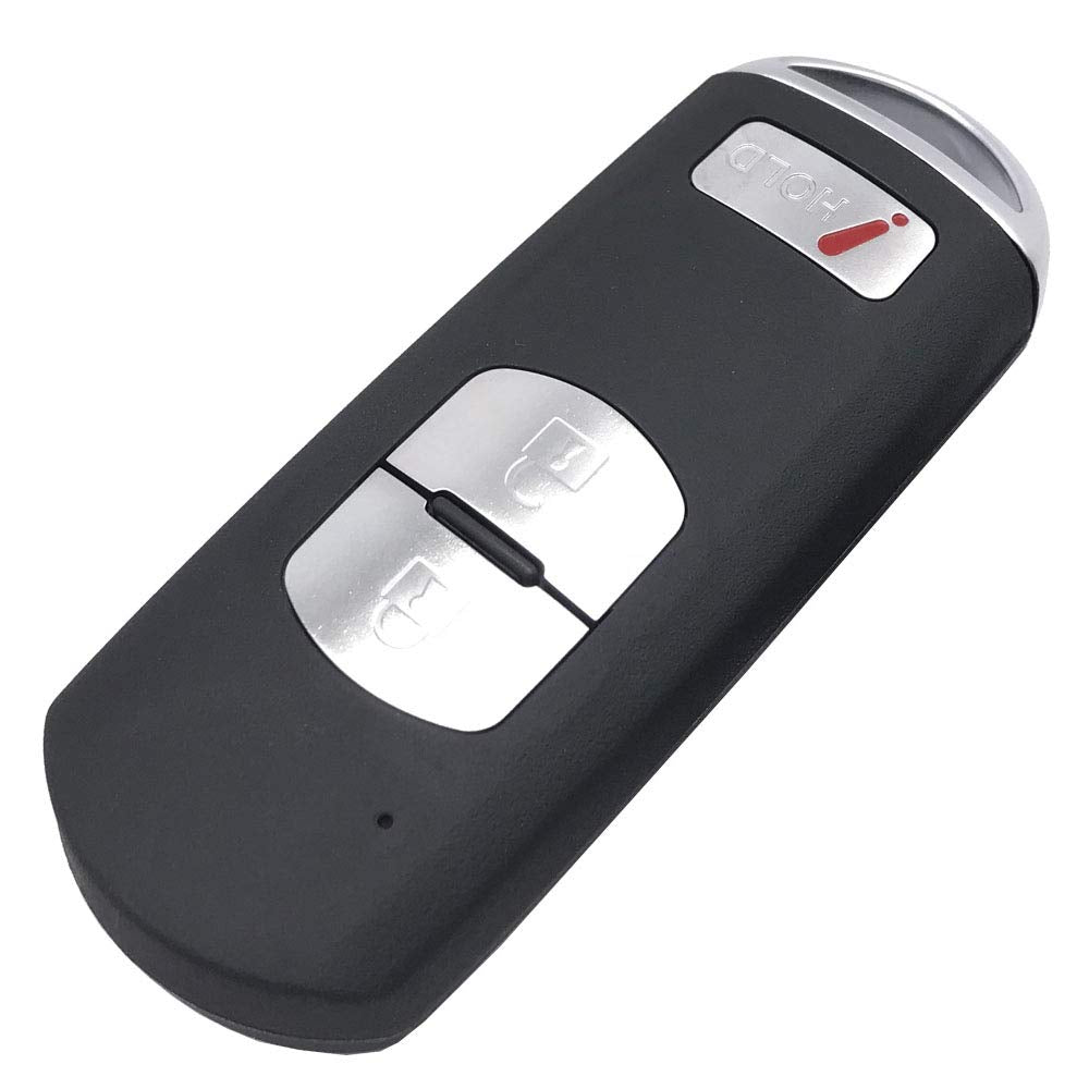 Horande 3 Buttons Replacement Key Fob Cover Case Fit For Mazda 3 Cx3 Cx5 Cx7 Cx9 6 Speed 3 Keyless Entry Key Fob Shell