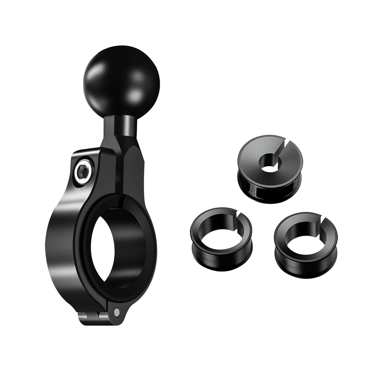 1'' Ball Mount Base Bicycle Phone Holder Handlebar Compatible with Ram Mount 1 inch Ball Socket Arms and Motorcycle Phone Mount 