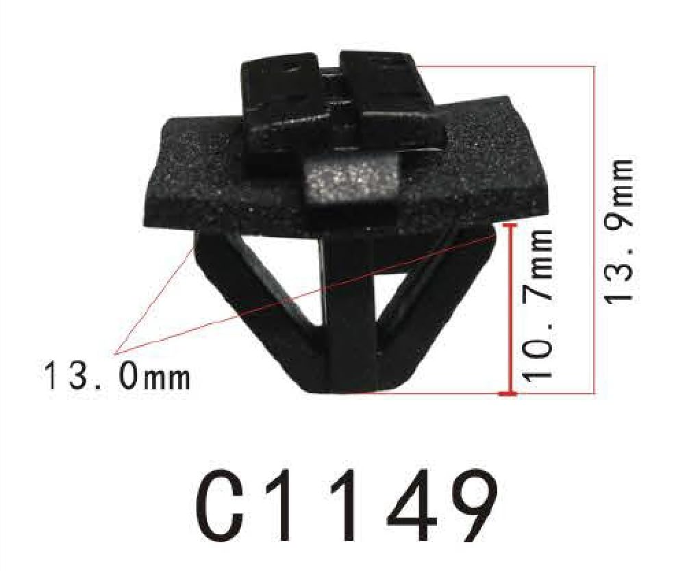 Autobahn88 Retainer Clip For Sill Panel,Rocker Panel, Compatible With Hyundai (Oem: 8775626000, 877562G000) (Pack Of 20)