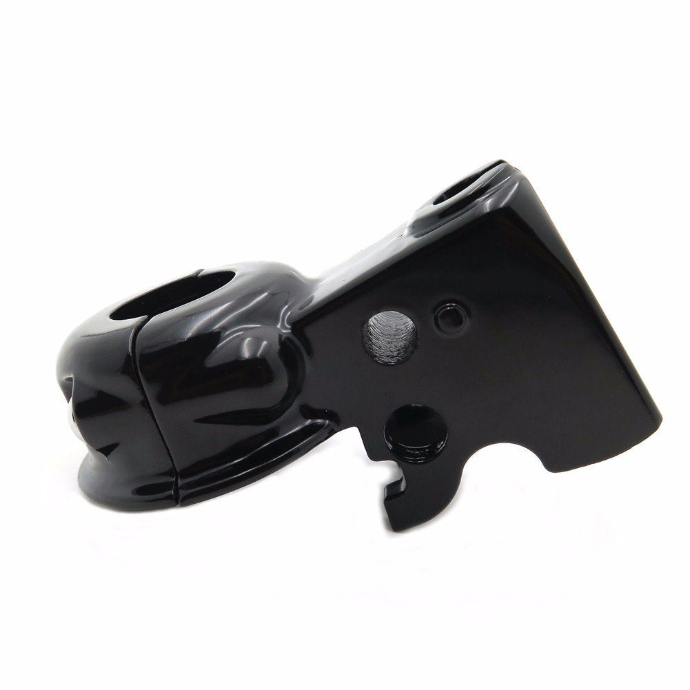 Httmt Mt436-Bk Black Clutch Lever Mount Bracket Clutch Bracket Compatible With Harley Dyna Super Glide Fxd Softail Deluxe Flstn Night Train Fxstb