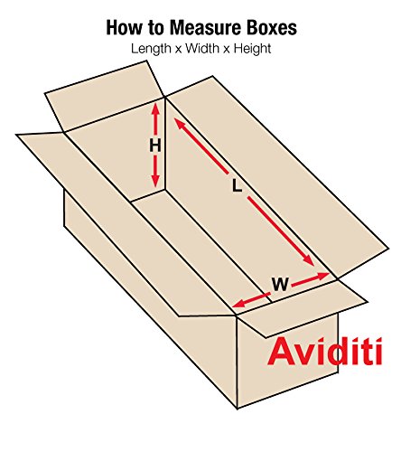 Aviditi 13 X 8 X 8 Corrugated Cardboard Boxes, Long 13''L X 8''W X 8''H, Pack Of 25 | Shipping, Packaging, Moving, Storage Box F