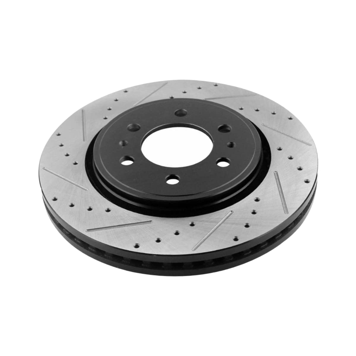 Autoshack Black Hat Drilled And Slotted Brake Rotors Front Brake Rotor Replacement Kit For 2007-2021 Ford Expedition 2010-2020 F-150 2007-2023 Lincoln Navigator 2.7L 3.5L 5.0L V6 4Wd Awd Rwd Pr64155Lr